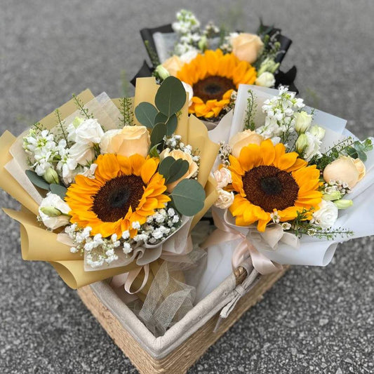 {G20} Gift- sunflower & mixed sunflowers